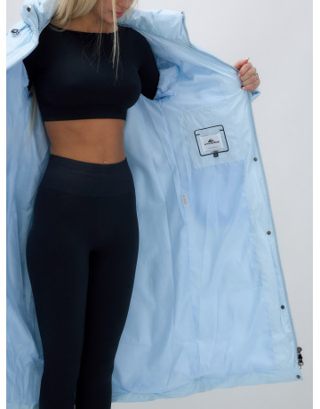 Длинный зимний пуховик для женщин.