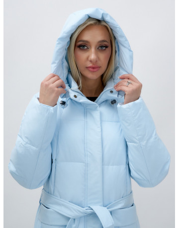 Длинный зимний пуховик для женщин.