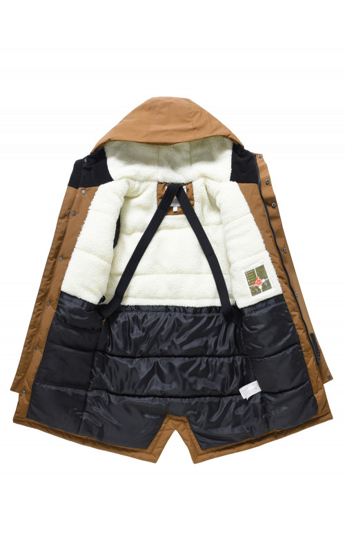 Зимняя парка для мальчика-подростка. Тёплая и практичная модель свободного кроя