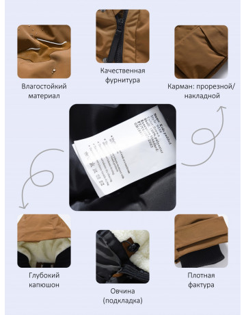 Зимняя парка для мальчика-подростка. Тёплая и практичная модель свободного кроя