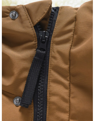 Зимняя парка для мальчика-подростка. Тёплая и практичная модель свободного кроя