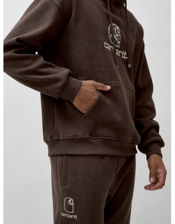 Мужской спортивный утеплённый костюм с начёсом.