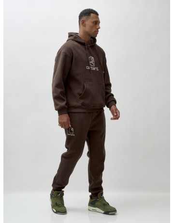 Мужской спортивный утеплённый костюм с начёсом.