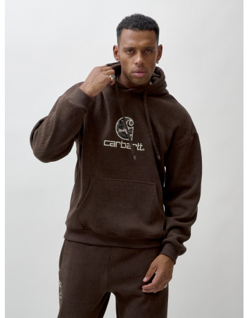 Мужской спортивный утеплённый костюм с начёсом.