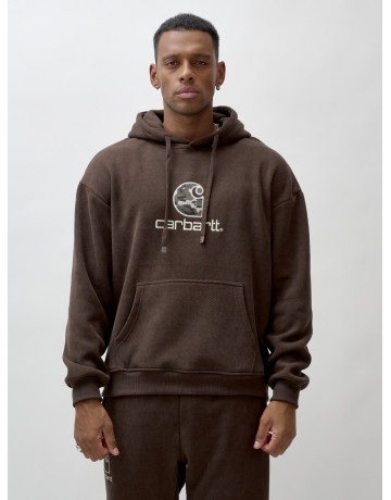 Мужской спортивный утеплённый костюм с начёсом.