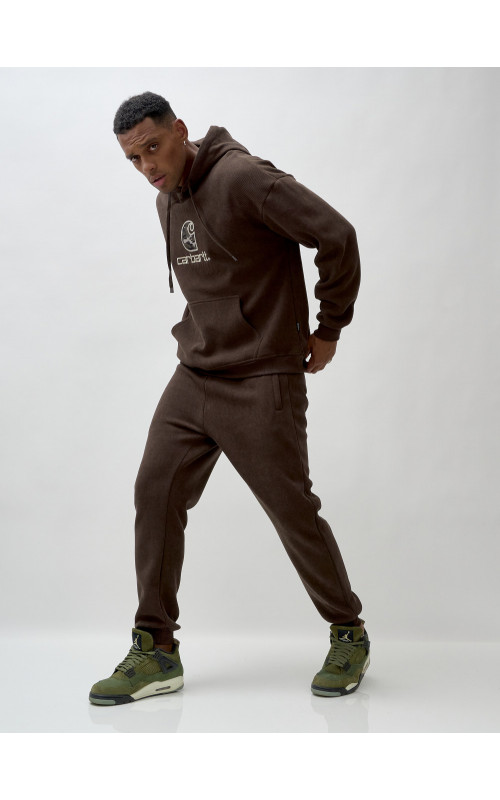 Мужской спортивный утеплённый костюм с начёсом.