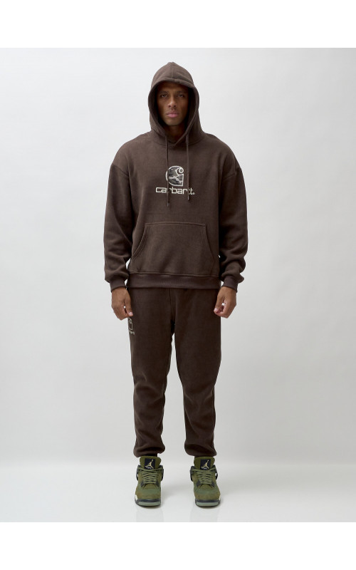 Мужской спортивный утеплённый костюм с начёсом.