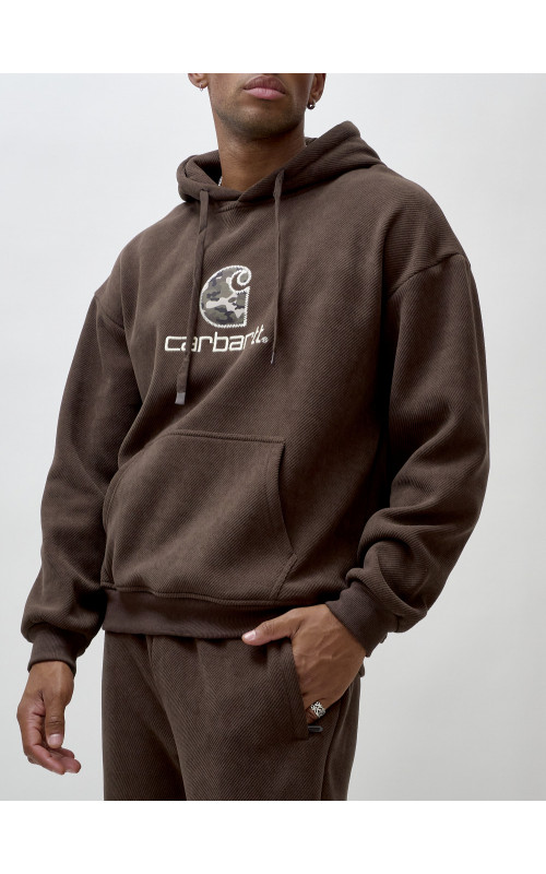 Мужской спортивный утеплённый костюм с начёсом.