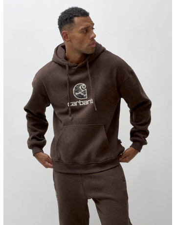 Мужской спортивный утеплённый костюм с начёсом.