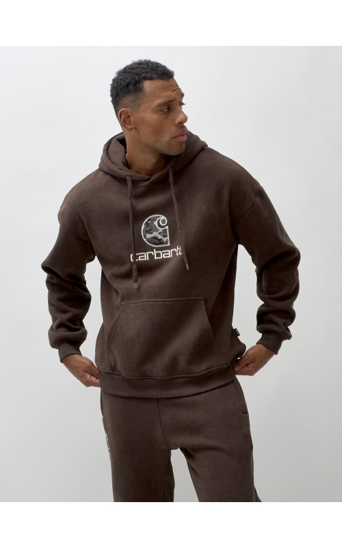 Мужской спортивный утеплённый костюм с начёсом.