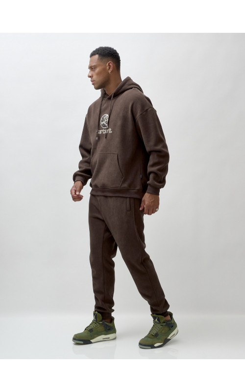 Мужской спортивный утеплённый костюм с начёсом.