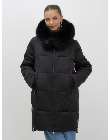 Длинный зимний пуховик премиум-класса.