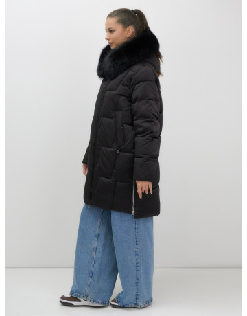 Длинный зимний пуховик премиум-класса.