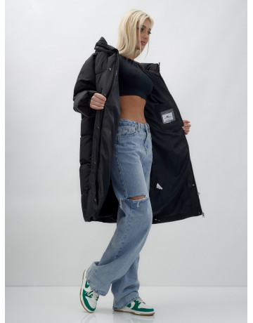 Женская куртка с капюшоном летучая мышь: тепло и стиль для прогулок