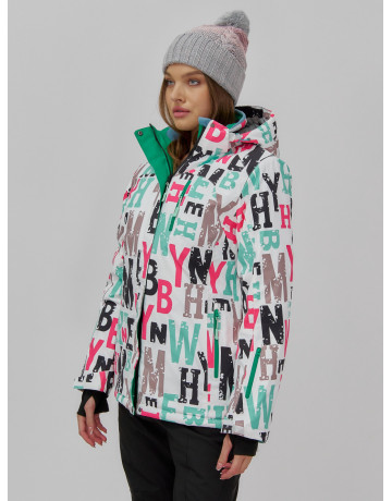 Женская горнолыжная куртка, цвет белый