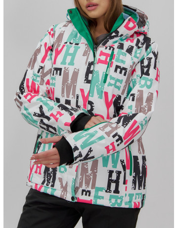 Женская горнолыжная куртка, цвет белый