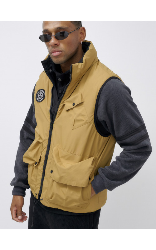 Мужская утеплённая жилетка для активного отдыха и города.