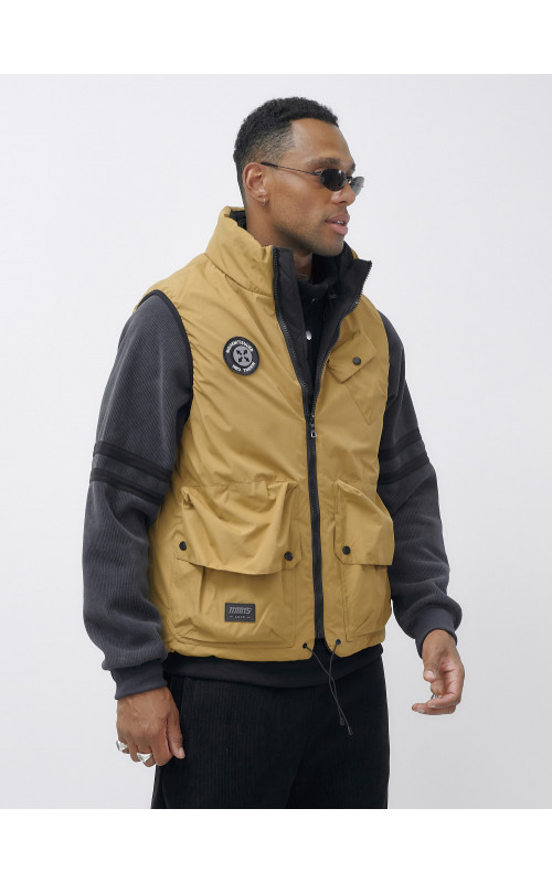 Мужская утеплённая жилетка для активного отдыха и города.