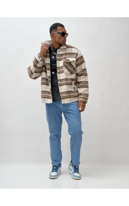 Ворсистая шерстяная рубашка для активного образа жизни