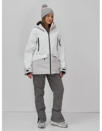 Женская горнолыжная куртка цвет белый