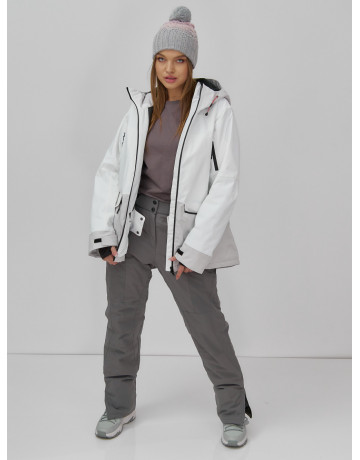 Женская горнолыжная куртка цвет белый