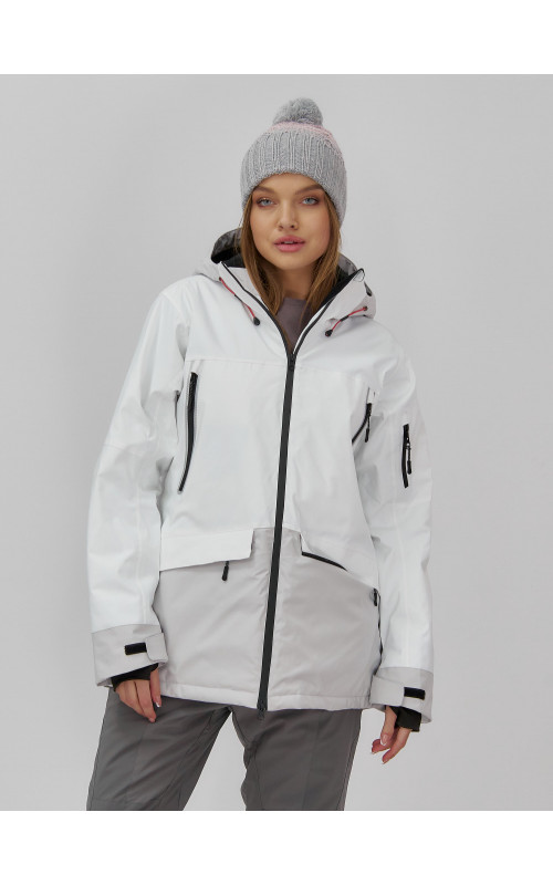 Женская горнолыжная куртка цвет белый
