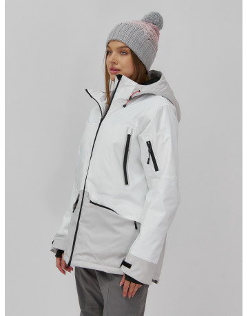 Женская горнолыжная куртка цвет белый