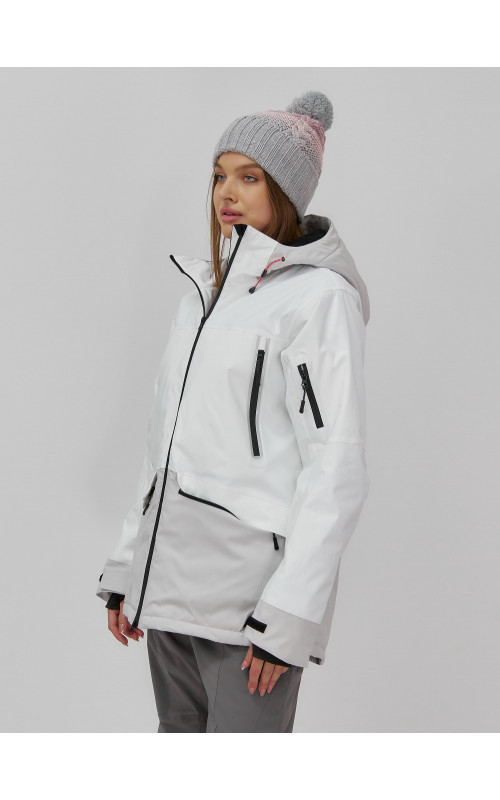 Женская горнолыжная куртка цвет белый