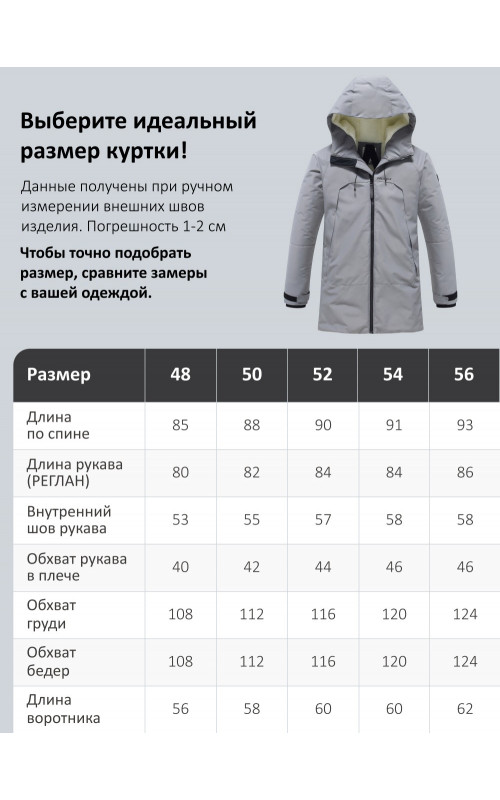 Зимняя мужская парка с капюшоном для активного отдыха