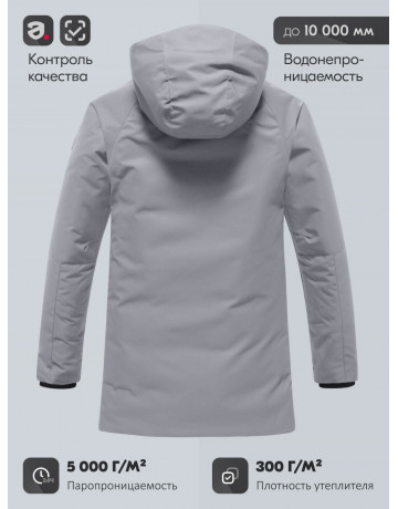 Зимняя мужская парка с капюшоном для активного отдыха