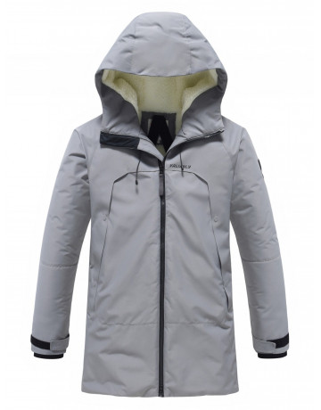 Зимняя мужская парка с капюшоном для активного отдыха