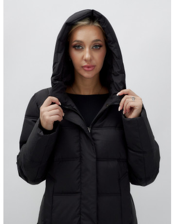 Длинный зимний пуховик для женщин.