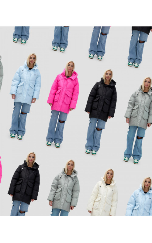 Зимняя куртка MTFORCE в стиле «летучая мышь» для активного отдыха.