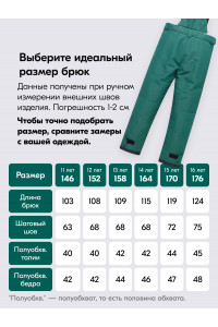 Горнолыжный зимний костюм для мальчика, зелёный.