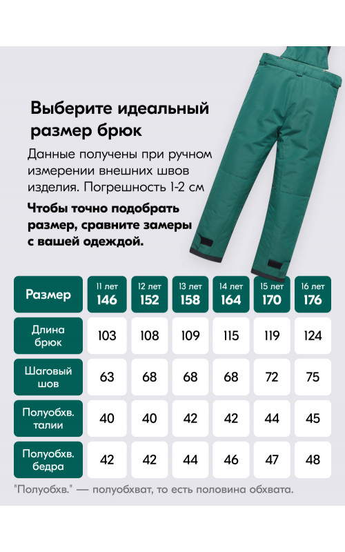 Горнолыжный зимний костюм для мальчика, зелёный.