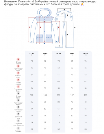 Женский горнолыжный костюм для зимних прогулок и спорта.