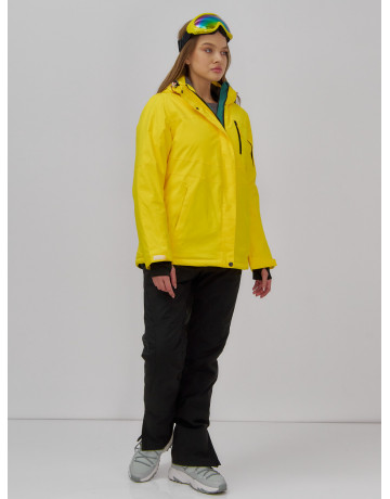 Женская горнолыжная куртка со съёмным капюшоном.