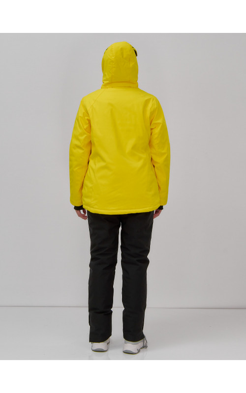 Женская горнолыжная куртка со съёмным капюшоном.