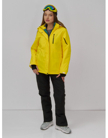 Женская горнолыжная куртка со съёмным капюшоном.