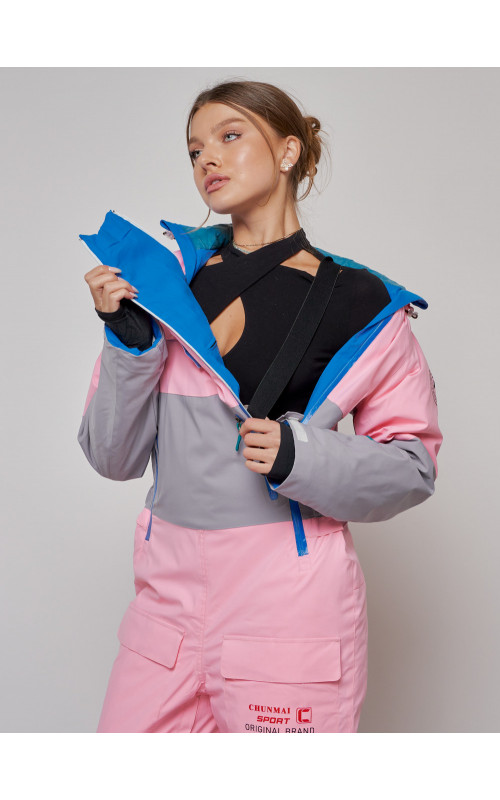 Зимний женский комбинезон для горнолыжного спорта