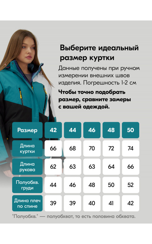 Женский горнолыжный костюм зимний зелёный