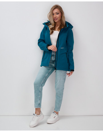 Женская ветровка с капюшоном для активного отдыха