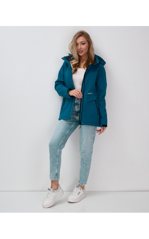 Женская ветровка с капюшоном для активного отдыха