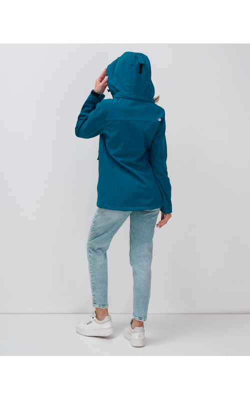 Женская ветровка с капюшоном для активного отдыха