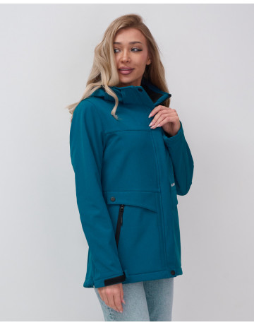 Женская ветровка с капюшоном для активного отдыха