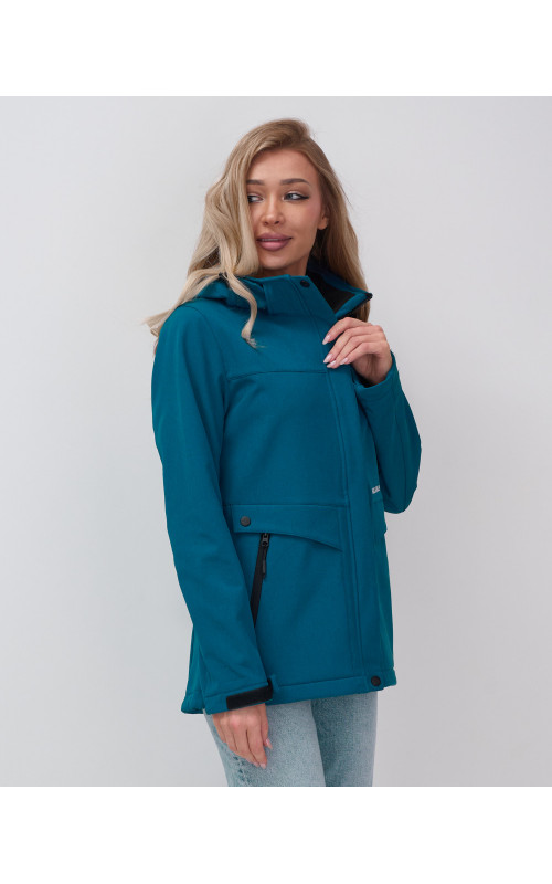 Женская ветровка с капюшоном для активного отдыха