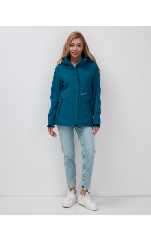 Женская ветровка с капюшоном для активного отдыха