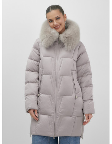 Длинный зимний пуховик премиум-класса.