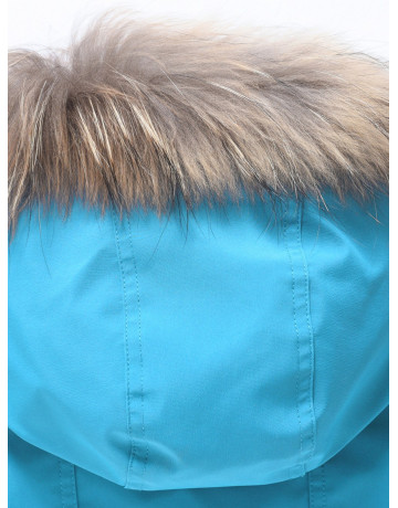 Зимняя парка с мехом енота для мальчика-подростка