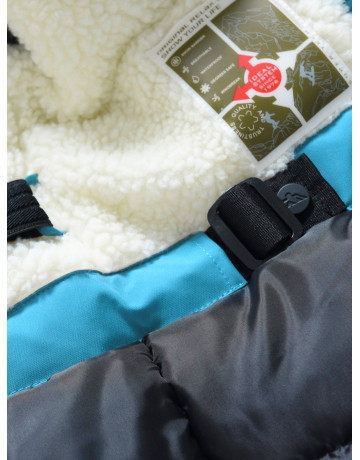 Зимняя парка с мехом енота для мальчика-подростка